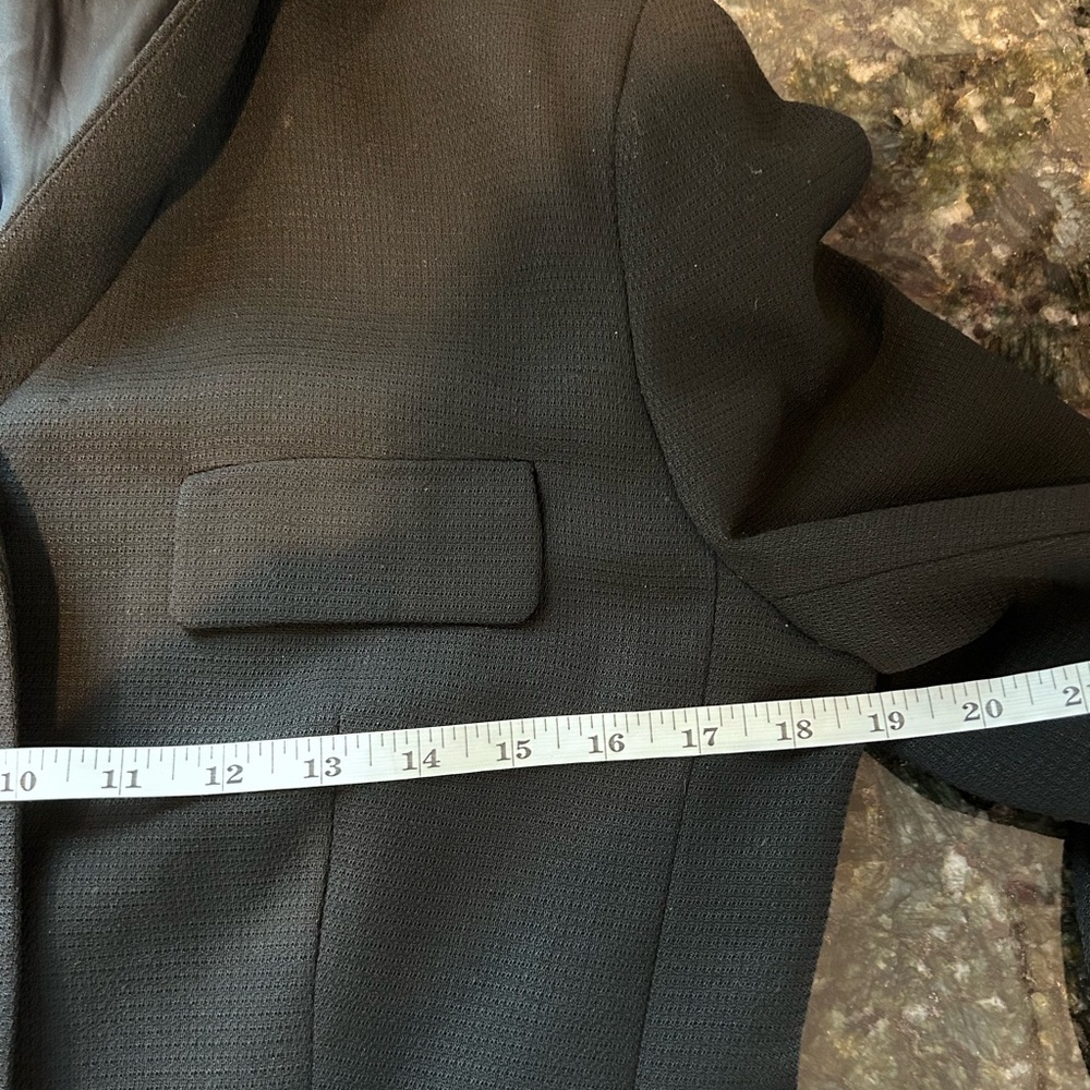 Vintage 90’s Ann Taylor Black 100% wool utility inspired lined blazer. EUC - Picture 9 of 14